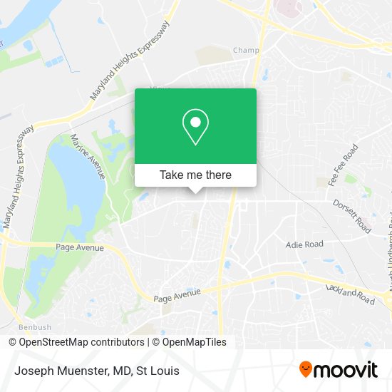 Joseph Muenster, MD map