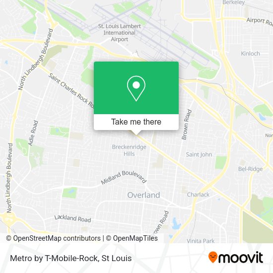 Metro by T-Mobile-Rock map