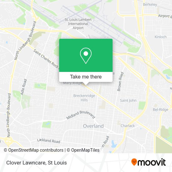 Mapa de Clover Lawncare