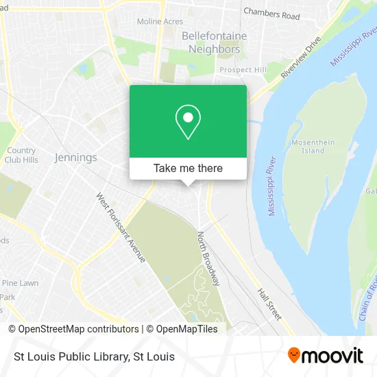 St Louis Public Library map