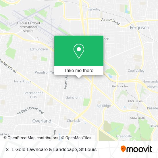 STL Gold Lawncare & Landscape map