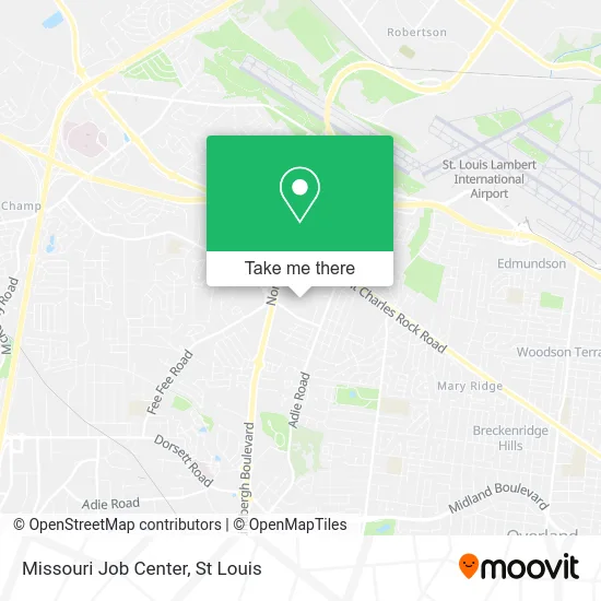 Missouri Job Center map