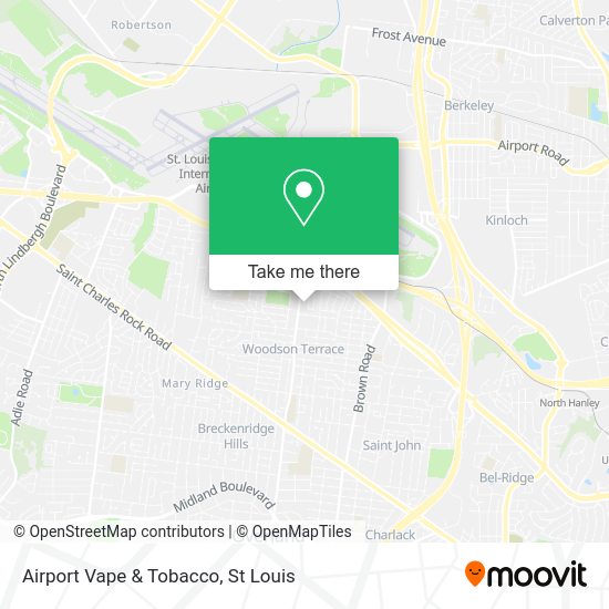 Mapa de Airport Vape & Tobacco