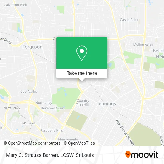Mapa de Mary C. Strauss Barrett, LCSW