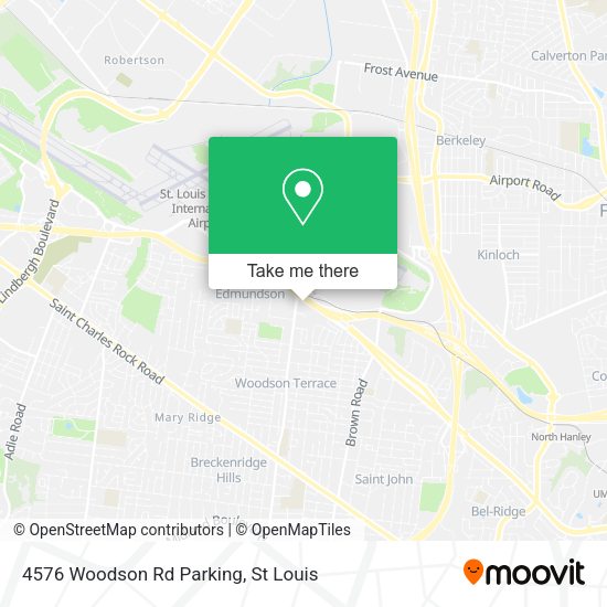 4576 Woodson Rd Parking map