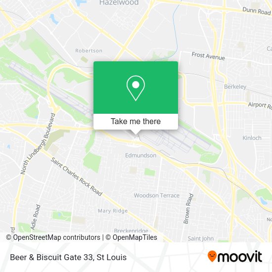 Beer & Biscuit Gate 33 map