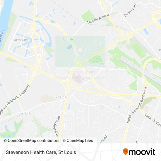 Stevenson Health Care map