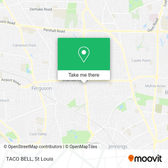 TACO BELL map