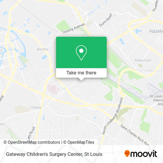 Gateway Children's Surgery Center map