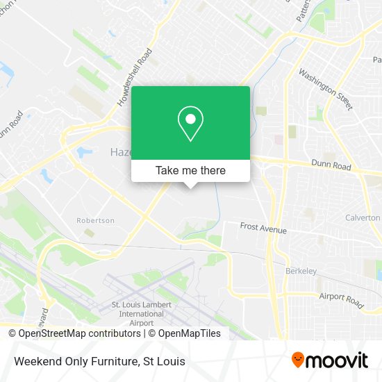 Weekend Only Furniture map