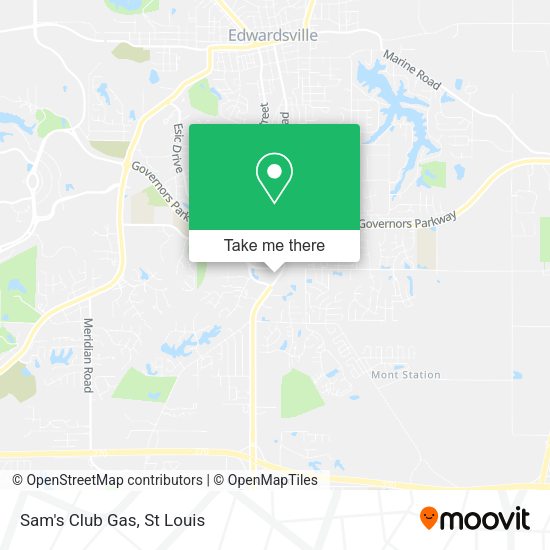 Mapa de Sam's Club Gas