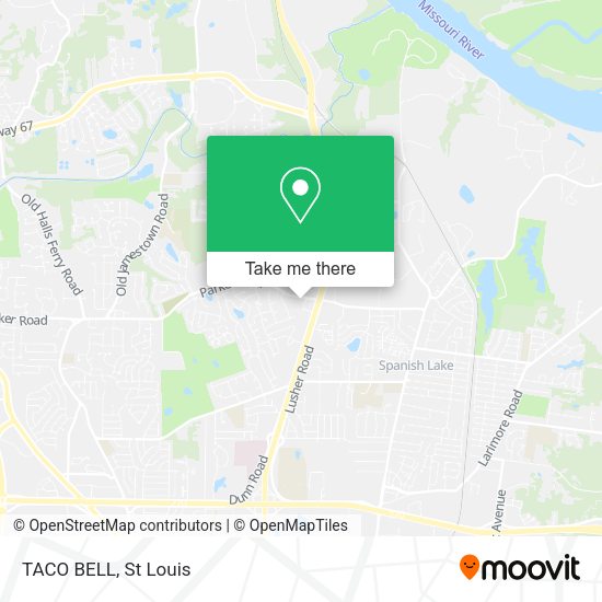 TACO BELL map