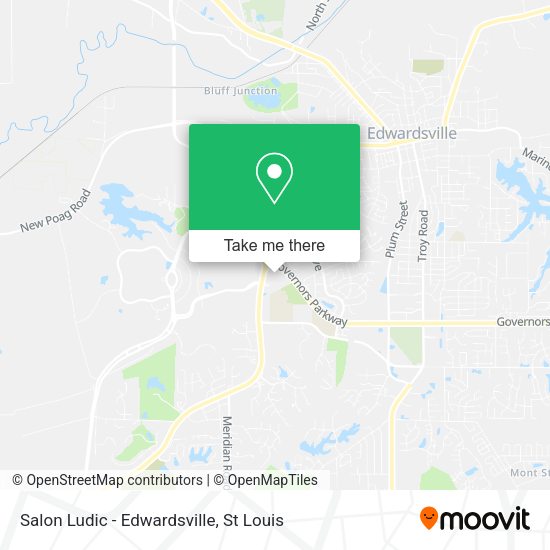 Salon Ludic - Edwardsville map