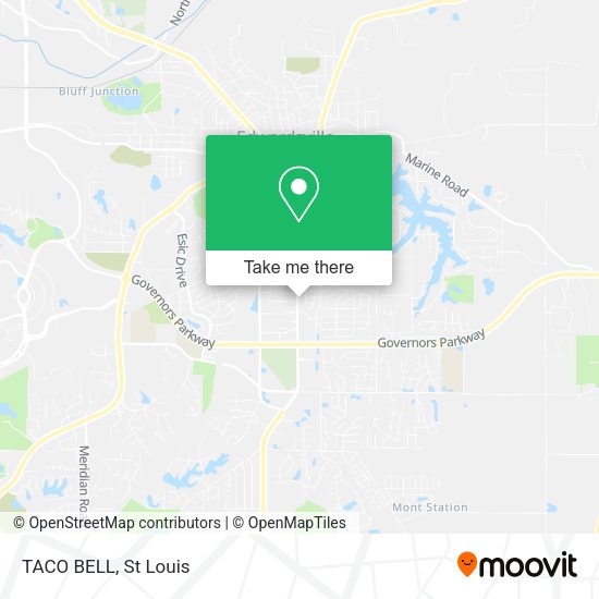 TACO BELL map