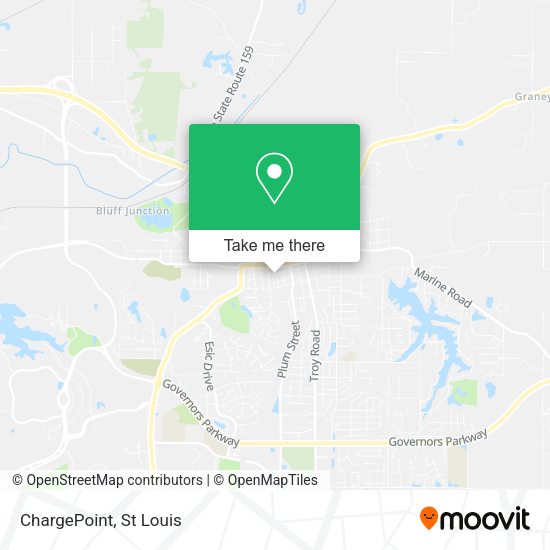 Mapa de ChargePoint