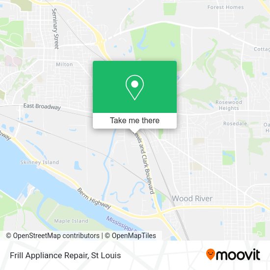 Frill Appliance Repair map