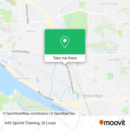 643 Sports Training map