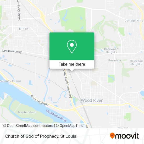 Church of God of Prophecy map