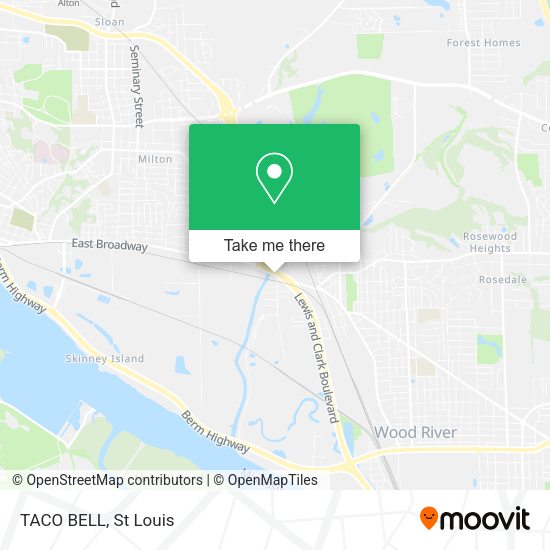 TACO BELL map