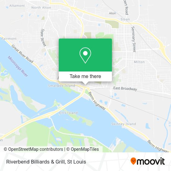 Riverbend Billiards & Grill map