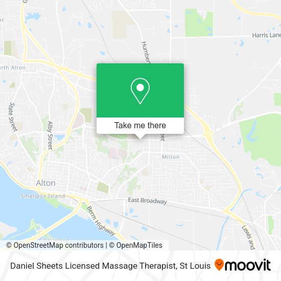 Mapa de Daniel Sheets Licensed Massage Therapist