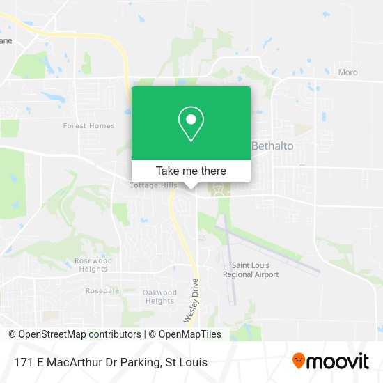 171 E MacArthur Dr Parking map