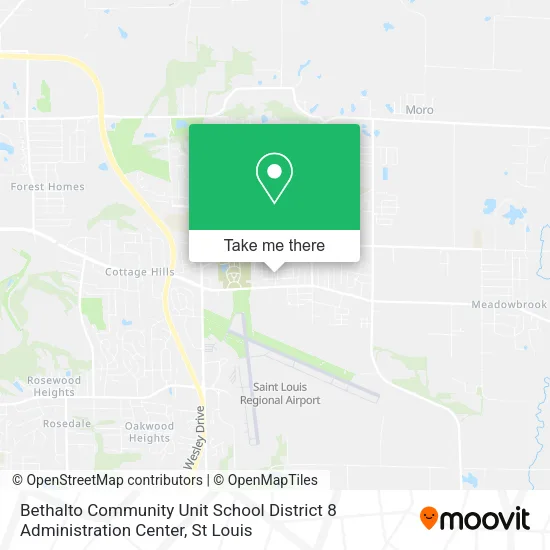 Bethalto Community Unit School District 8 Administration Center map