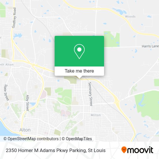 Mapa de 2350 Homer M Adams Pkwy Parking