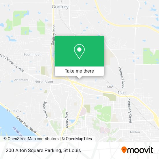 Mapa de 200 Alton Square Parking