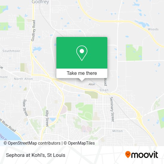 Mapa de Sephora at Kohl's
