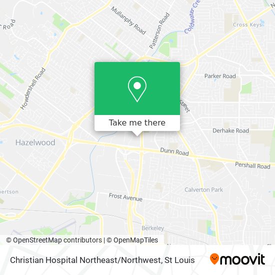 Mapa de Christian Hospital Northeast / Northwest