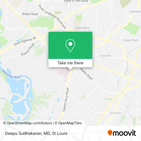 Mapa de Deepu Sudhakaran, MD