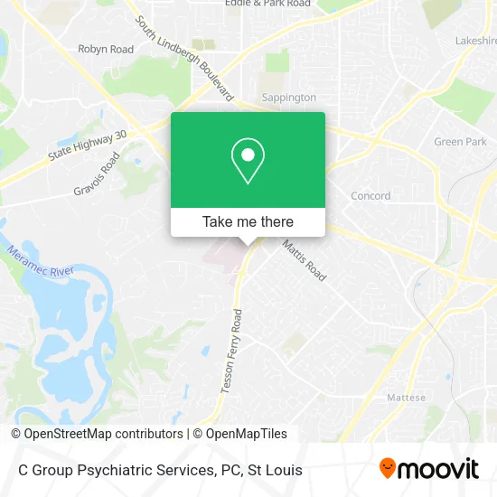 Mapa de C Group Psychiatric Services, PC