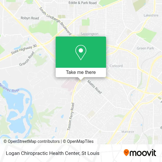 Logan Chiropractic Health Center map