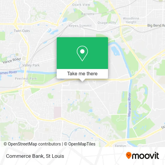 Commerce Bank map
