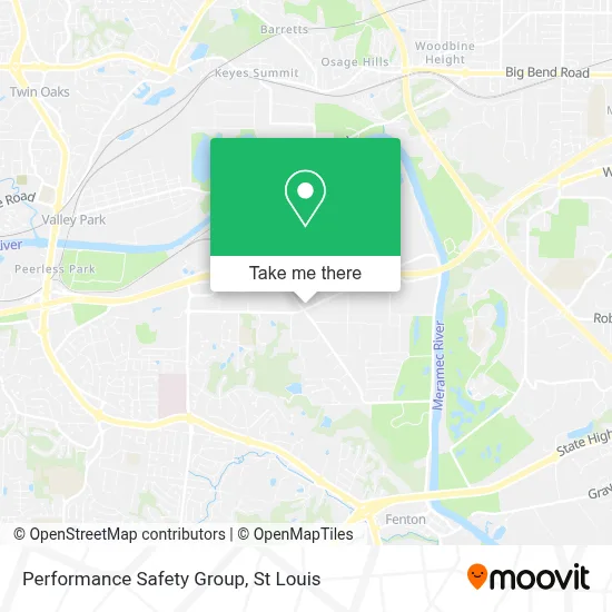 Performance Safety Group map
