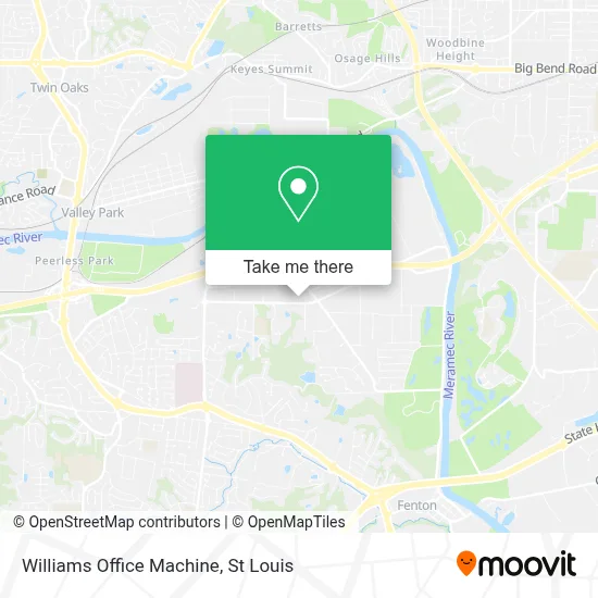Williams Office Machine map