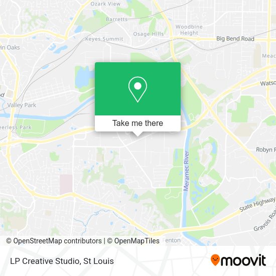 LP Creative Studio map