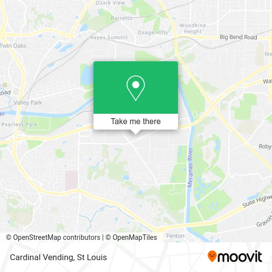 Cardinal Vending map