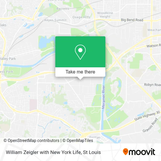 William Zeigler with New York Life map