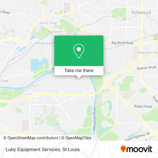Luby Equipment Services map