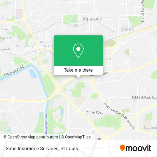 Sims Insurance Services map