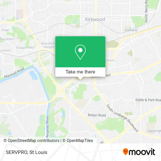 SERVPRO map