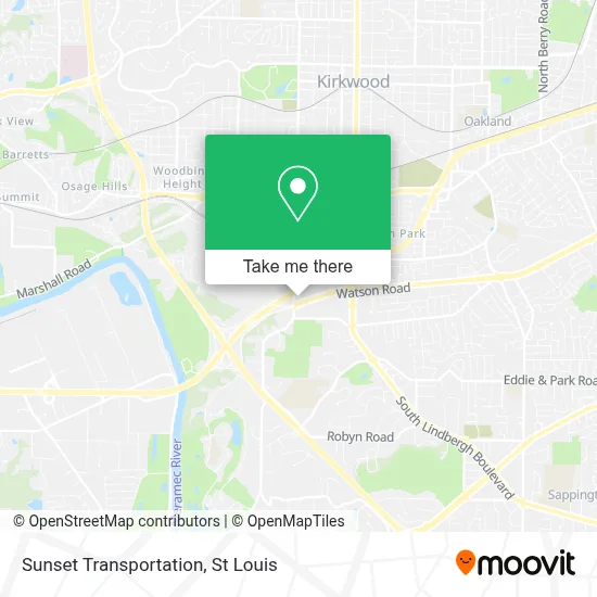 Sunset Transportation map