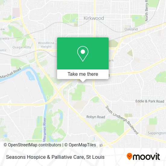 Mapa de Seasons Hospice & Palliative Care