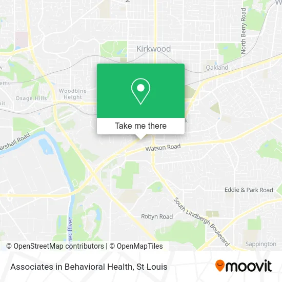 Associates in Behavioral Health map