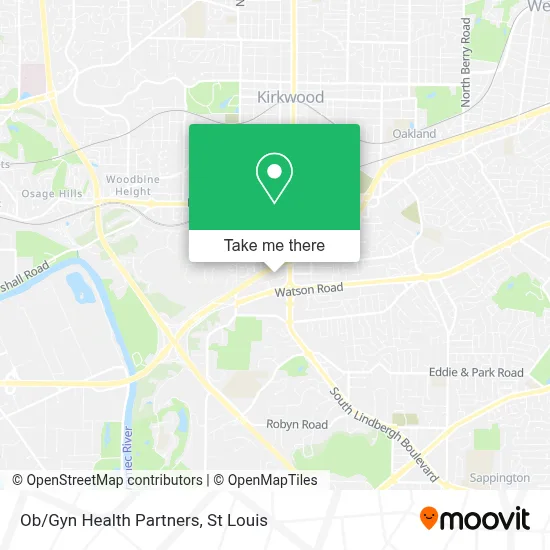 Ob/Gyn Health Partners map