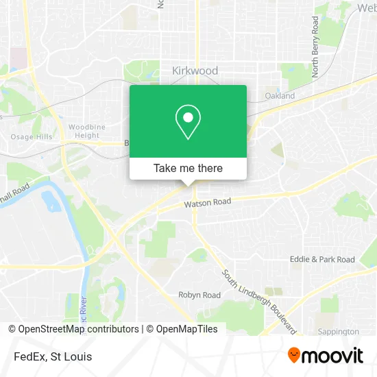 FedEx map