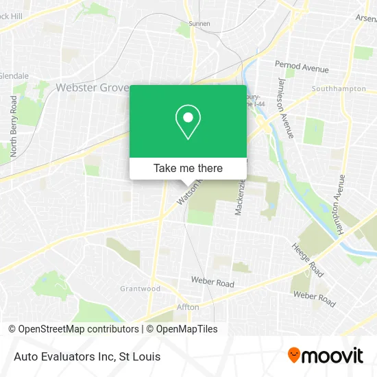 Auto Evaluators Inc map