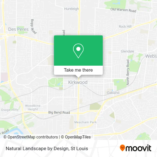 Natural Landscape by Design map